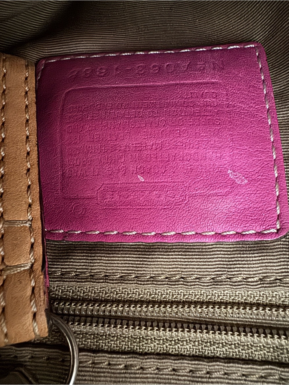 Coach Pink Striped Soho - Picture 7 of 11